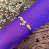 Vriksham Designer AD Stone Diamond Star Pendant Mangalsutra Bracelet-G18772